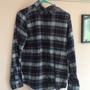 Lands end flannel long sleeve